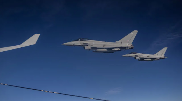 REINO UNIDO USA JATOS PARA INTERCEPTAR AVIÕES RUSSOS PERTO DE ESPAÇO AÉREO DA OTAN