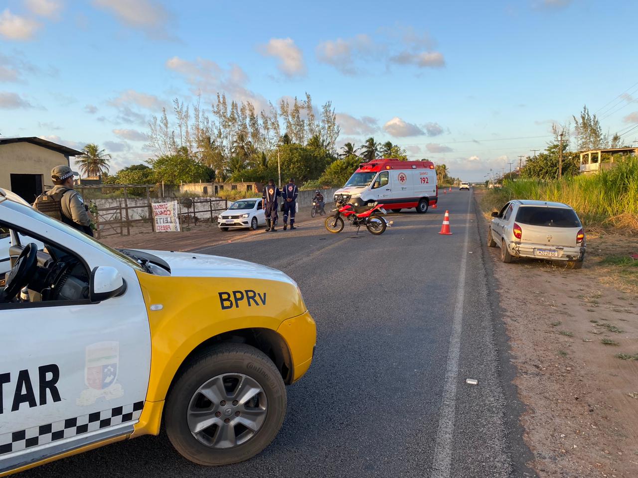 MOTOCICLISTA MORRE APÓS BATER NA TRASEIRA DE CAMINHÃO NA RODOVIA EM MONTE ALEGRE