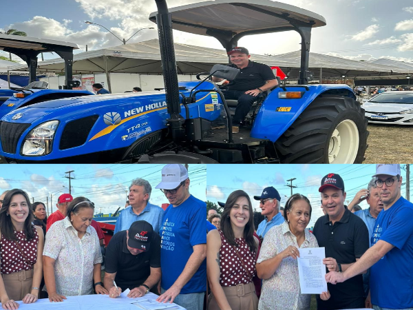 PREFEITURA DE NOVA CRUZ ADQUIRE NOVO TRATOR PARA FORTALECER ATIVIDADES AGRÍCOLAS NO MUNICÍPIO