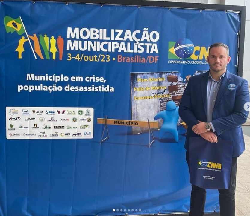 PREFEITO GUILHERME AMÂNCIO PARTICIPA EM BRASÍLIA DE UMA MOBILIZAÇÃO MUNICIPALISTA