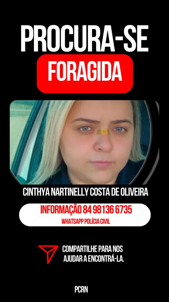 PROCURADA: EX-FUNCIONÁRIA DE PREFEITURA DO RN É SUSPEITA DE LATROCÍNIO