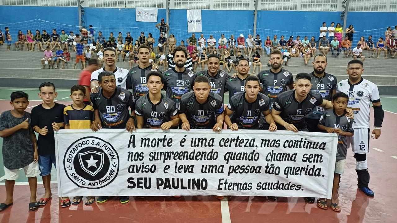 EQUIPE DO BOTAFOGO DE FUTSAL DE SANTO ANTÔNIO SE CLASSIFICA PARA SEMIFINAIS DO CAMPEONATO MUNICIPAL