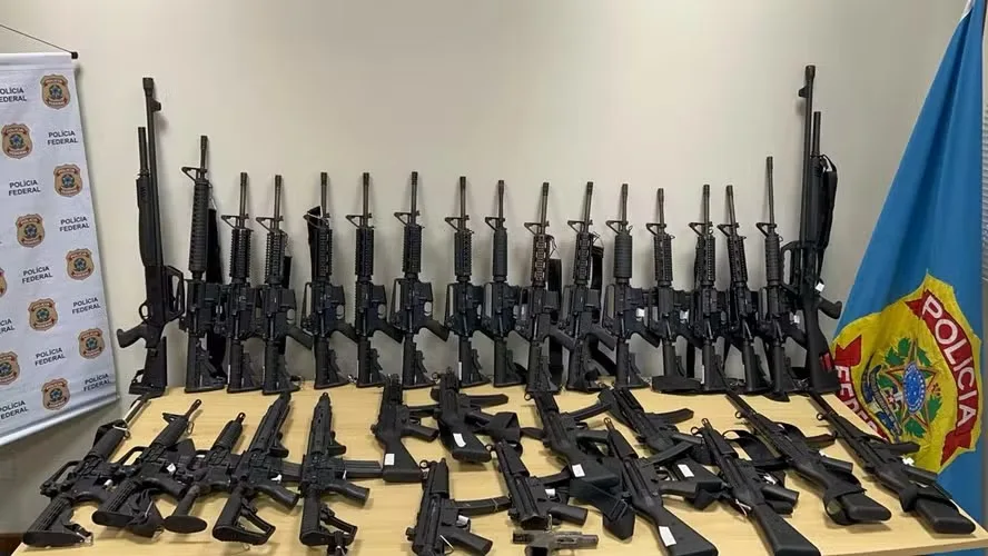 MAIS DE 200 ARMAS DE FOGO SÃO APREENDIDAS POR ÓRGÃOS FEDERAIS NO RN EM 16 MESES