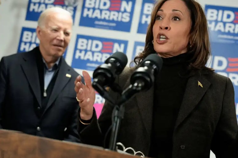 KAMALA HARRIS AGRADECE APOIO DE JOE BIDEN E DIZ QUE CONQUISTARÁ INDICAÇÃO DO PARTIDO PARA DISPUTAR AS ELEIÇÕES PRESIDENCIAIS DOS EUA