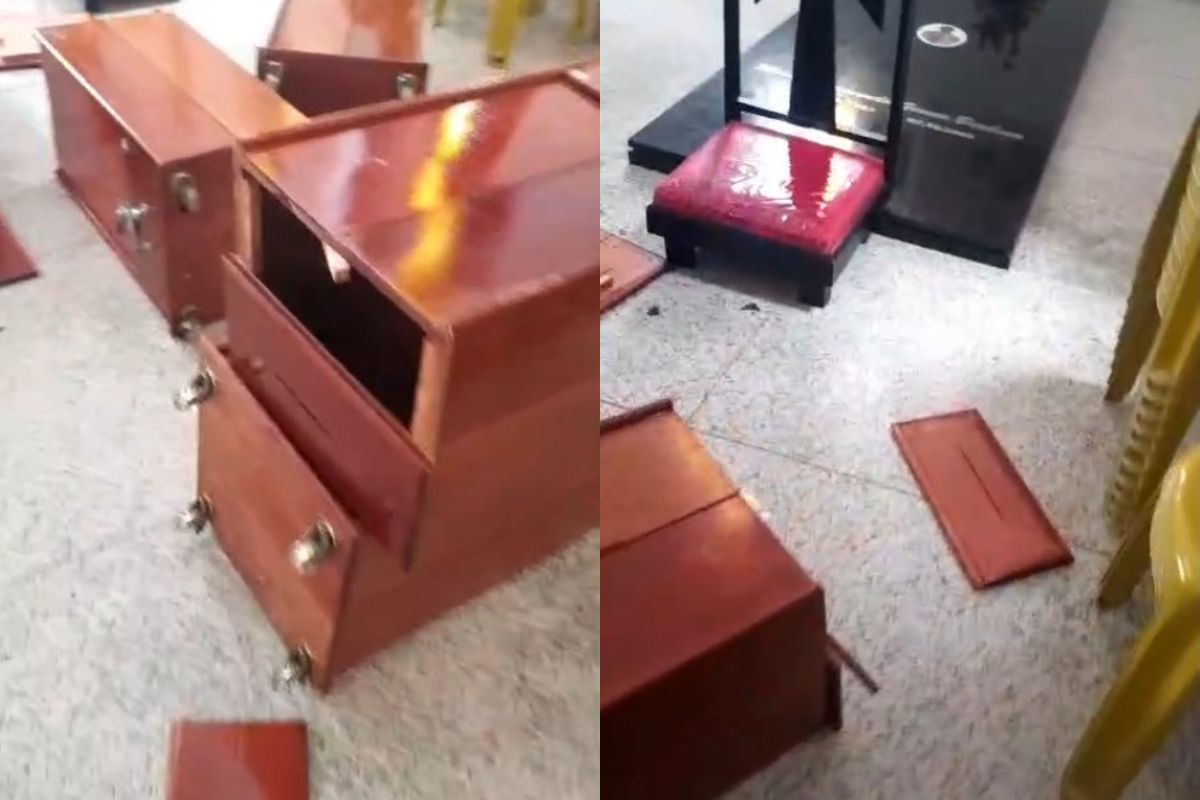 HOMEM INVADE IGREJA NO INTERIOR DO RN E QUEBRA OFERTÓRIOS