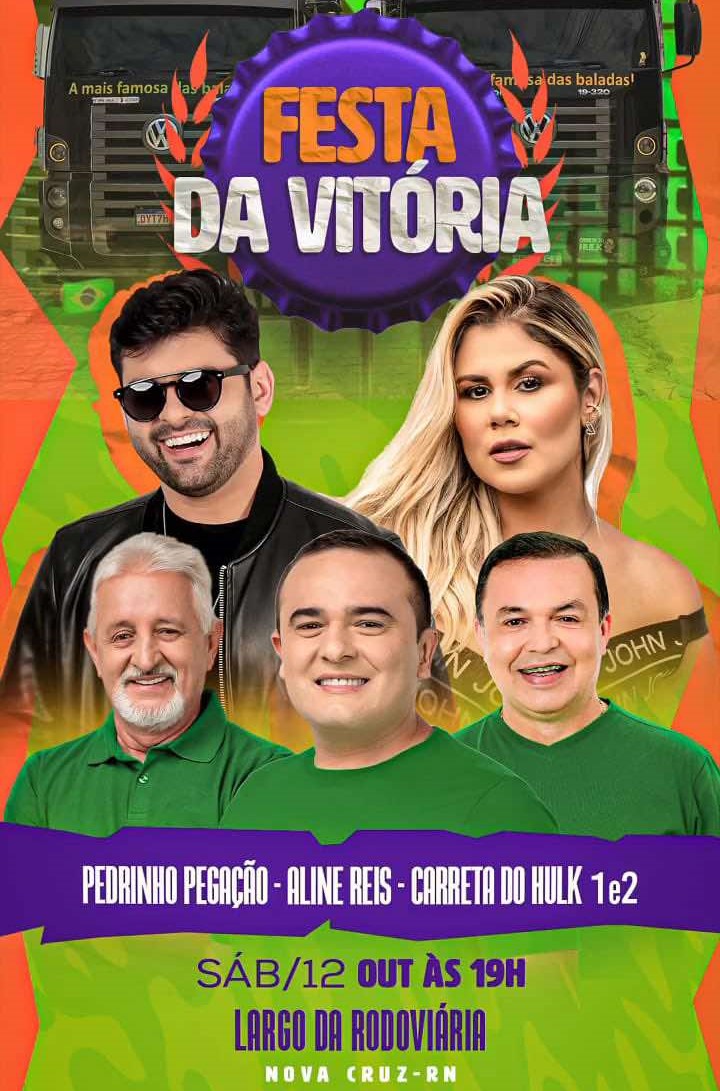 NOVA CRUZ SE PREPARA PARA GRANDE FESTA DA VITÓRIA DE JOQUINHA NOGUEIRA