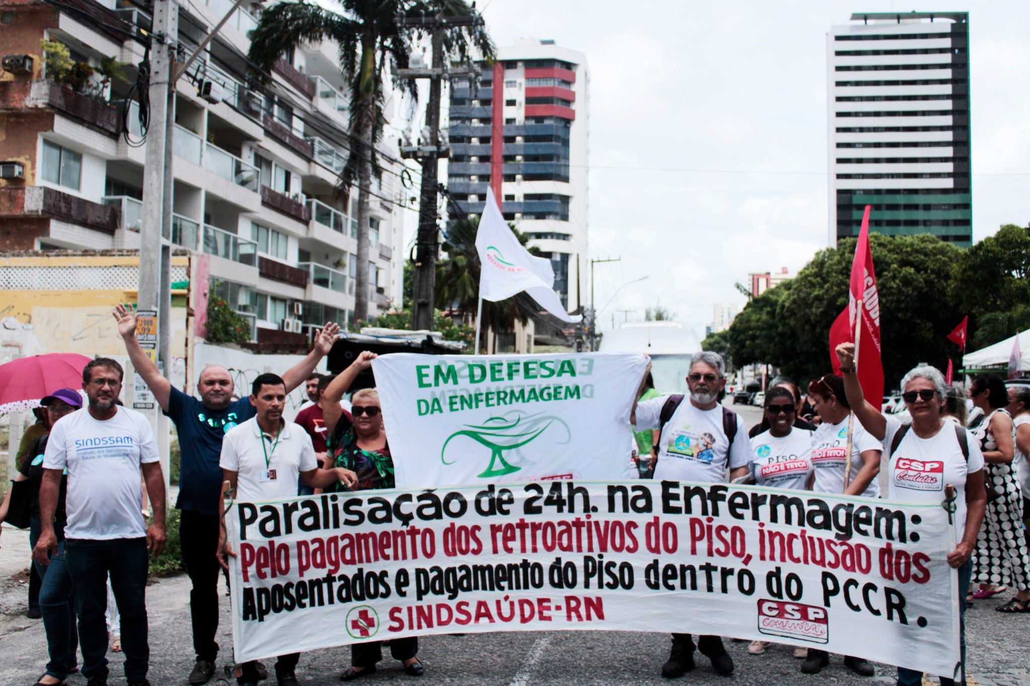 ENFERMAGEM DO RN VAI PARALISAR AS ATIVIDADES POR 14 HORAS NESTA QUARTA-FEIRA (11)