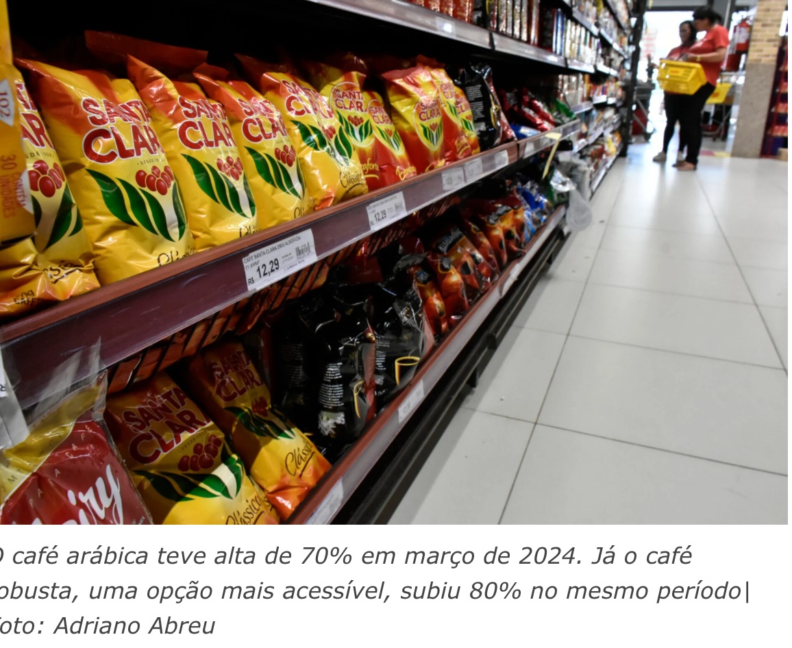 PREÇO DO CAFÉ DISPARA E PODE FICAR MAIS ALTO NOS PRÓXIMOS MESES