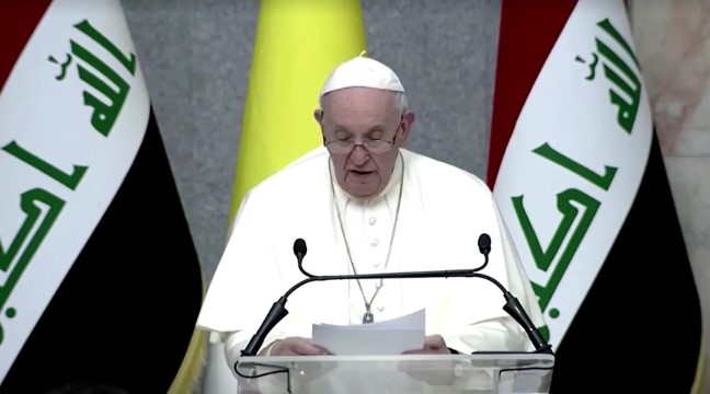 PAPA FRANCISCO REVELA TER SOFRIDO TENTATIVAS DE ASSASSINATO EM IDA AO IRAQUE EM 2021