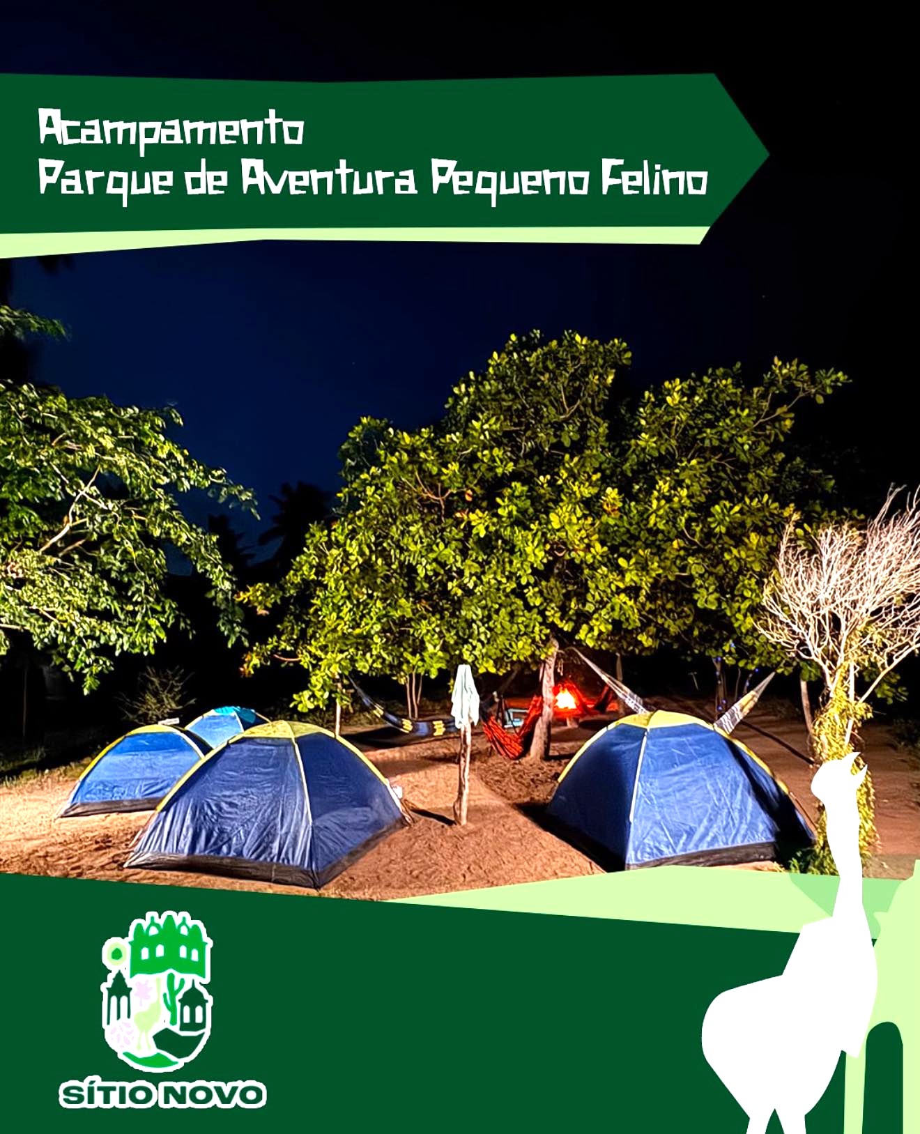 VISITE O MUNICÍPIO DE SÍTIO NOVO E CONHEÇA O ACAMPAMENTO PARQUE DE AVENTURA