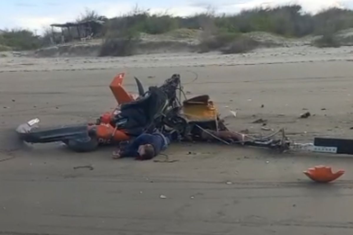 ACIDENTE GRAVE COM GIROCÓPTERO NO LITORAL DO RN DEIXA DUAS VÍTIMAS FATAIS