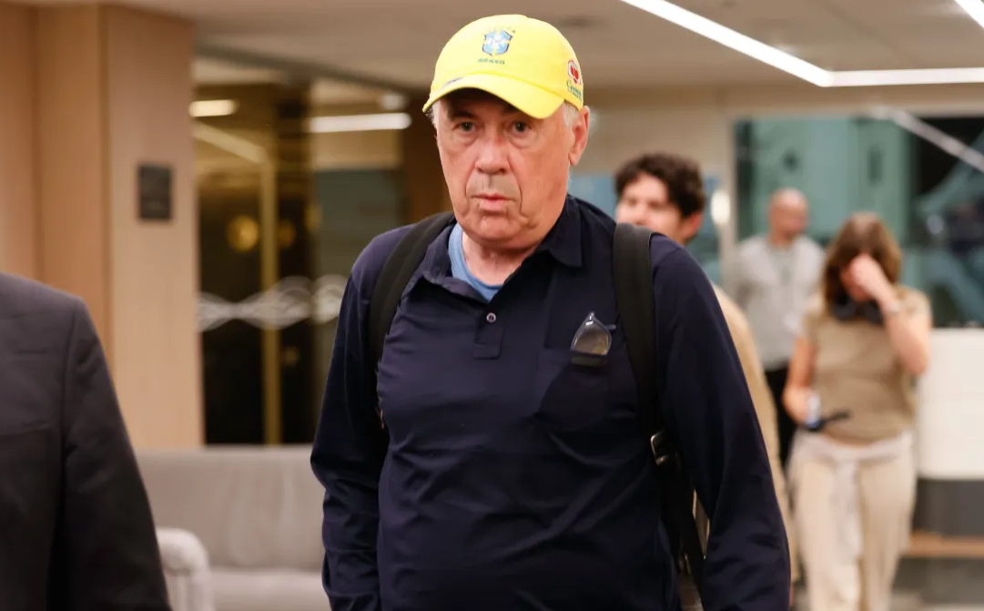 CARLO ANCELOTTI CHEGA AO RIO PARA ASSUMIR A SELEÇÃO BRASILEIRA