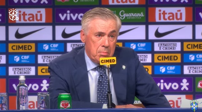 ANCELOTTI É APRESENTADO E FAZ SUA 1ª CONVOCAÇÃO DA SELEÇÃO BRASILEIRA; CONFIRA LISTA