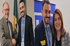 NA CAPITAL FEDERAL, PREFEITO RAULISON AGRADECE AO DEPUTADO BENES POR PAVIMENTAÇÃO E GARANTE APOIO DE KARLA DICKSON POR RECURSOS PARA CAUSA AUTISTA NO MUNICÍPIO