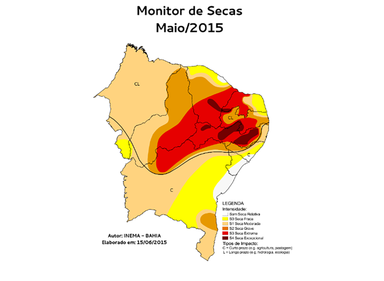 SECA GRAVE ATINGE 21% DO TERRITÓRIO DO RN, PIOR CENÁRIO DESDE 2022
