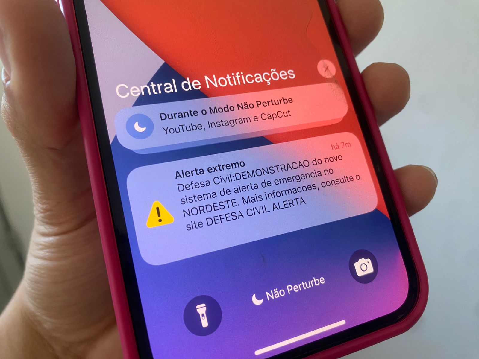 TESTADO E APROVADO: DEFESA CIVIL TESTA NOVO ALERTA EXTREMO PARA DESASTRES NATURAIS NO NORDESTE