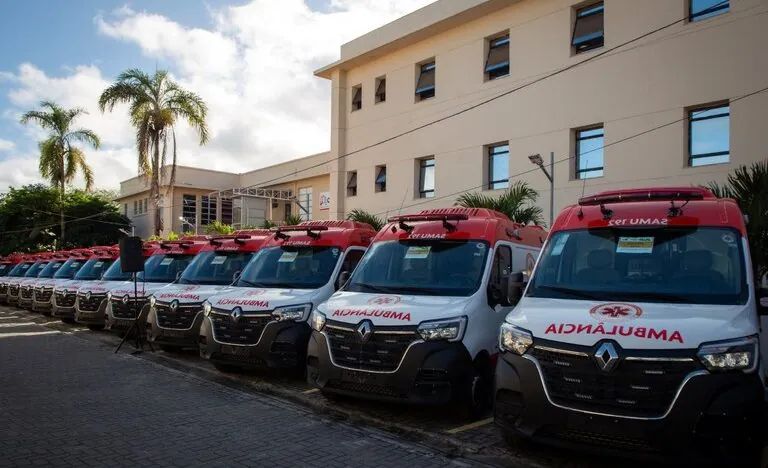 RN RECEBE 18 NOVAS AMBULÂNCIAS DO SAMU; SANTO ANTÔNIO É CONTEMPLADO