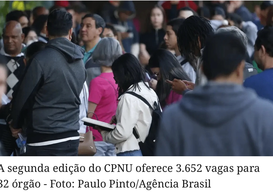 ISENÇÃO DA TAXA DE INSCRIÇÃO VÃO ATÉ TERÇA-FEIRA (08)