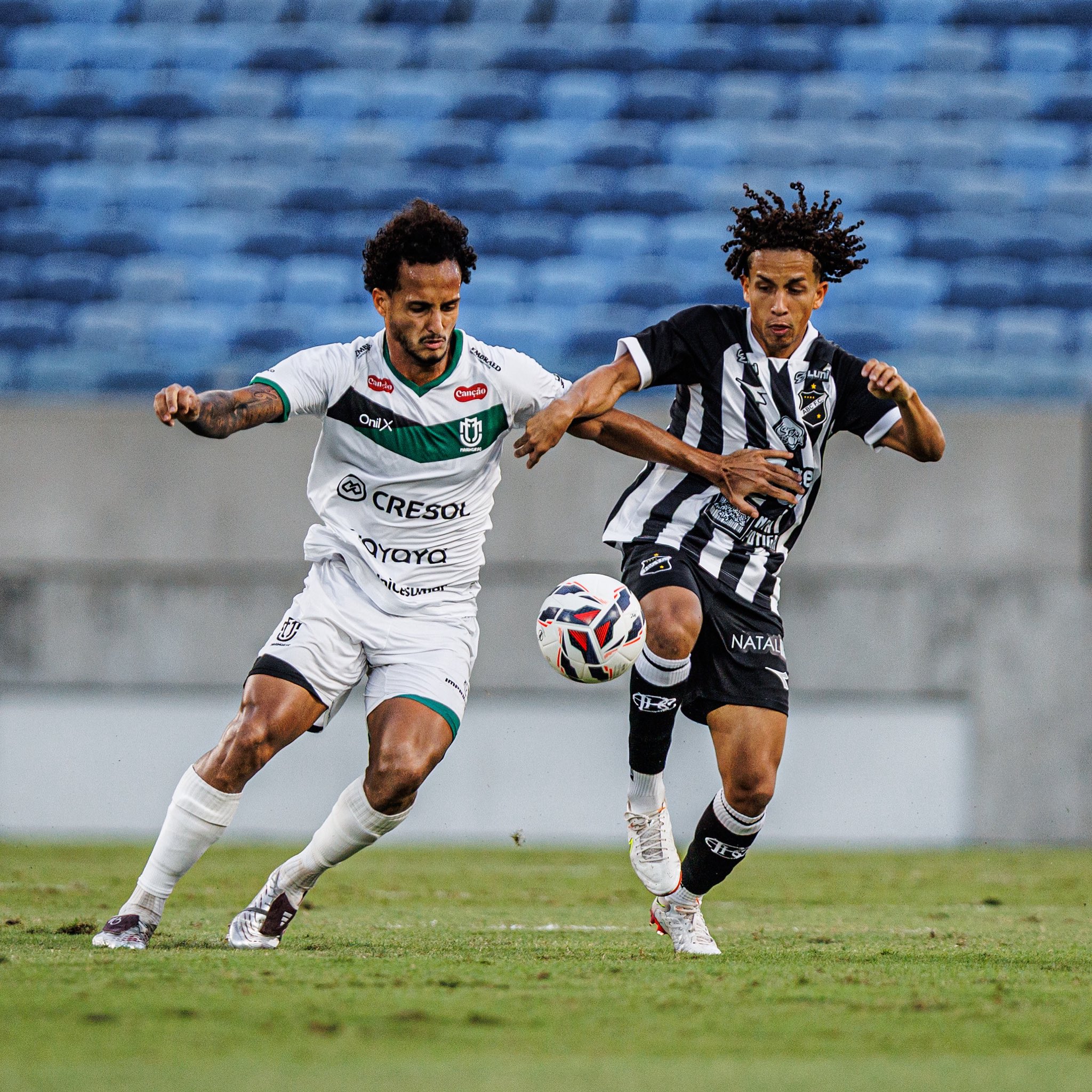 ABC SOFRE GOL NO FIM E EMPATA COM MARINGÁ-PR NA ARENA DAS DUNAS