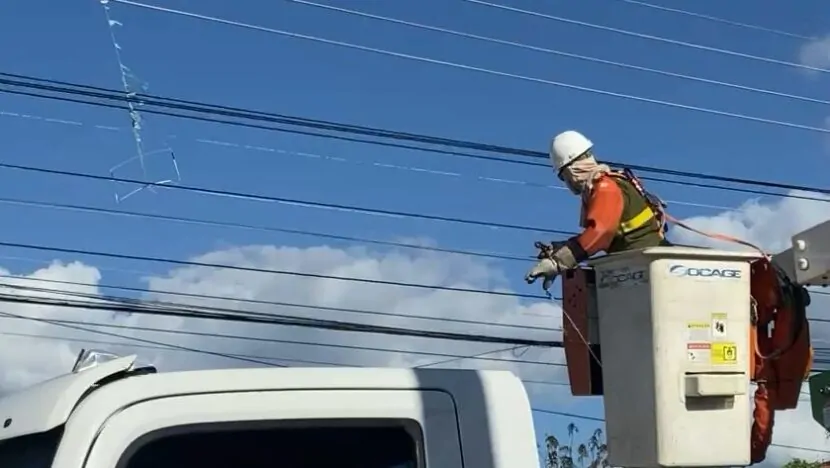 PIPAS NA REDE ELÉTRICA DEIXAM QUASE 28 MIL IMÓVEIS SEM ENERGIA NO RN EM 2025