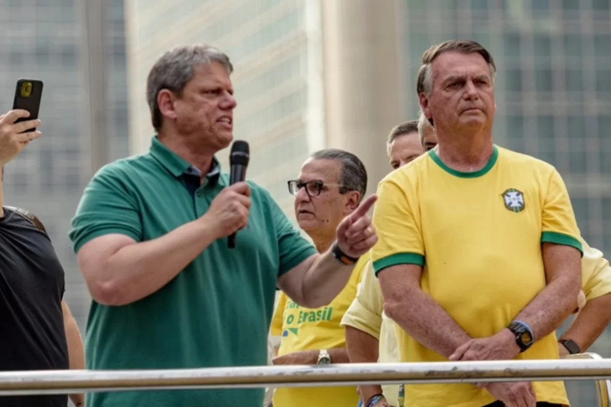 BOLSONARO FECHA APOIO A TARCÍSIO PARA ELEIÇÃO PRESIDENCIAL