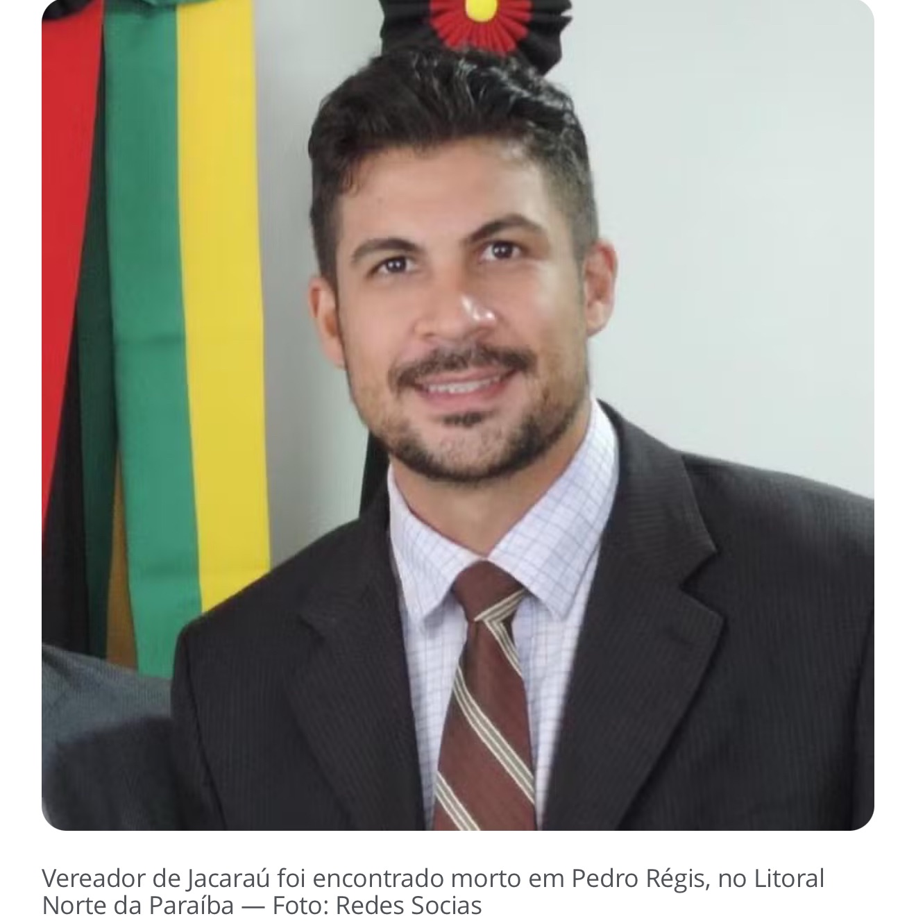 VEREADOR DE JACARAÚ/PB É ENCONTRADO MORTO EM RODOVIA E POLÍCIA INVESTIGA SUSPEITA DE HOMICÍDIO