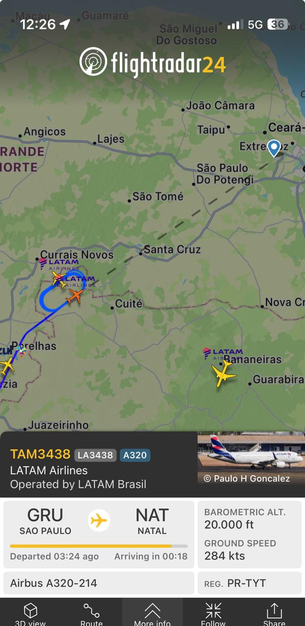 AEROPORTO DE NATAL É FECHADO PARA POUSOS DE DECOLAGENS POR AMEAÇA DE BOMBA
