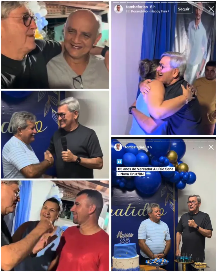 POLÍTICA FERVENDO EM NOVA CRUZ: PATRÍCIA LIMA E ALUÍSIO SENA MIGRAM PARA APOIO A TOMBA E DESCARTAM NOME DE FLAVIO DE BEROI