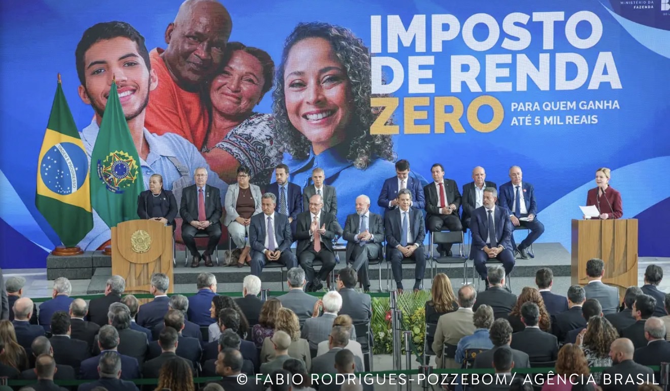 LULA SANCIONA ISENÇÃO DO IR PARA QUEM GANHA ATÉ R$ 5 MIL