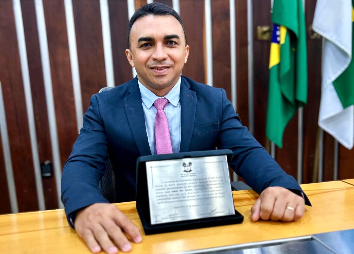 VEREADOR ALDAIR BIKE DE SANTO ANTÔNIO É HOMENAGEADO COMO DESPORTISTA NA ALRN