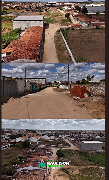 PRESENTE DE FIM DE ANO: PAVIMENTAÇÃO DA RUA MANOEL TARGINO É ANUNCIADA PELO PREFEITO RAULISON RIBEIRO, EM SANTO ANTÔNIO