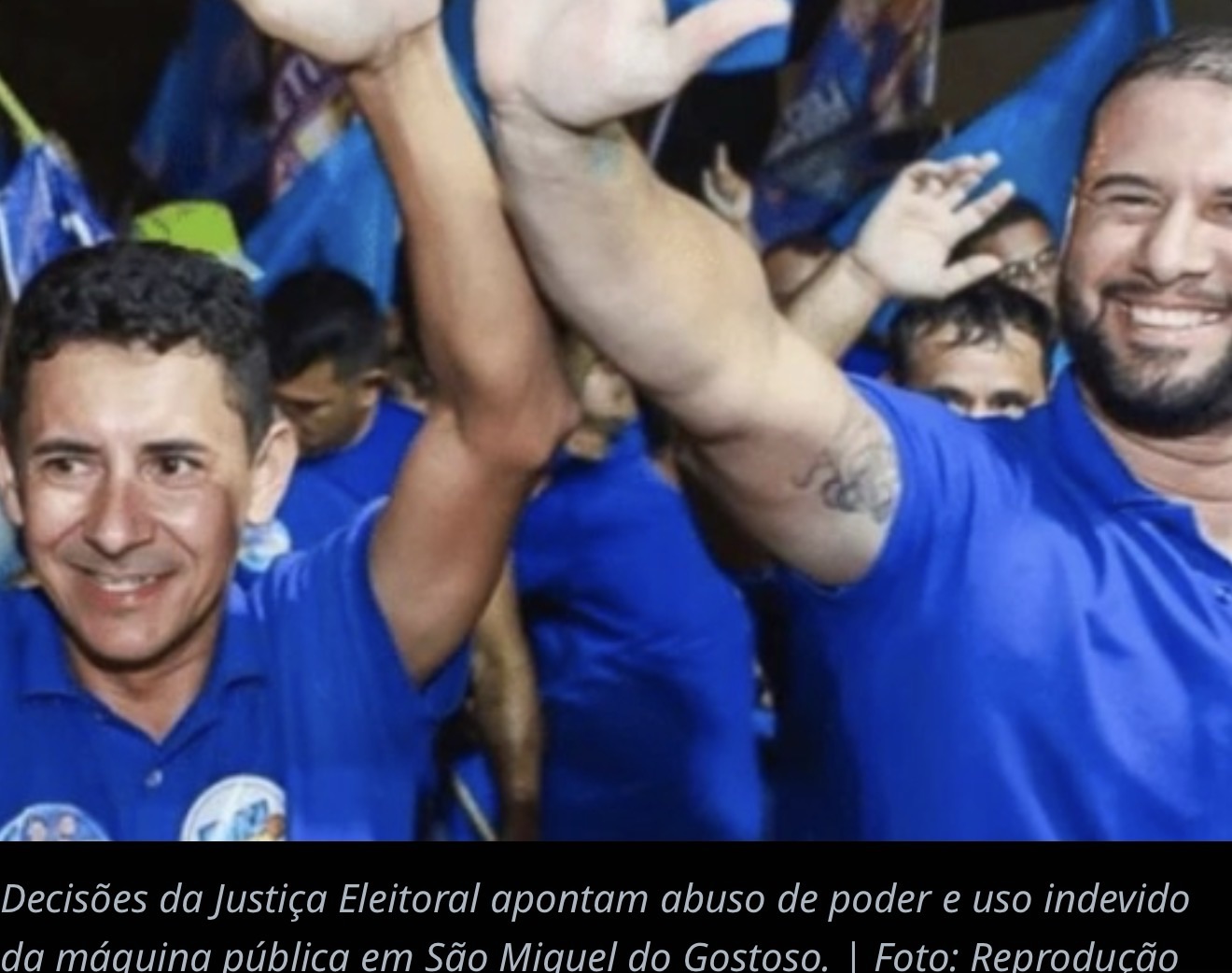 JUSTIÇA CASSA PELA SEGUNDA VEZ MANDATOS ELEITOS EM SÃO MIGUEL DO GOSTOSO