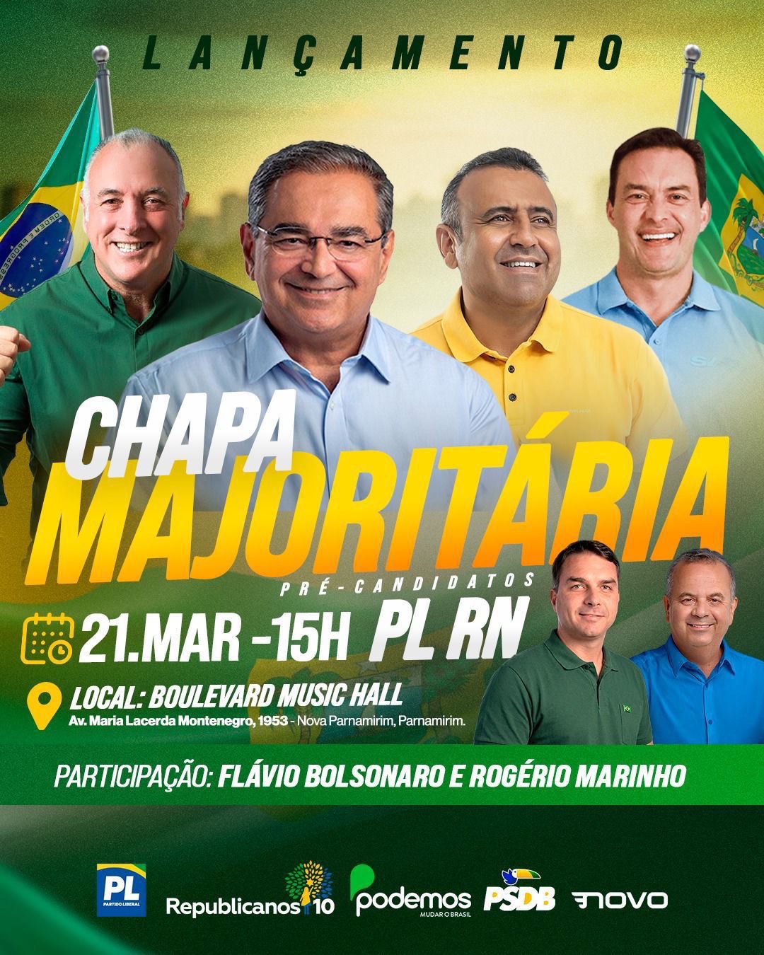 NO DIA DO ANIVERSÁRIO DO EX-PRESIDENTE JAIR BOLSONARO, CORONEL HÉLIO SERÁ CONFIRMADO PRÉ-CANDIDATO A SENADOR AO LADO DE ÁLVARO DIAS E BABÁ PEREIRA