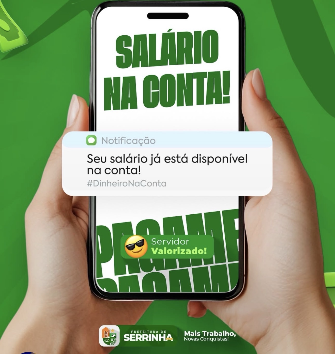 PREFEITURA DE SERRINHA REALIZOU PAGAMENTO DE MARÇO NESTA SEGUNDA(30)