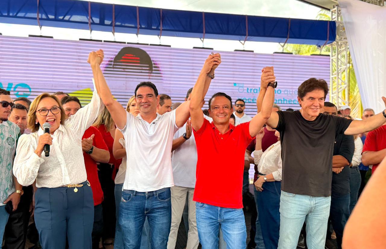 ROBINSON FARIA MARCA PRESENÇA NO ENCONTRO DOS AMIGOS DE DR. GUSTAVO EM ASSÚ E ANUNCIA NOVOS INVESTIMENTOS PARA O MUNICÍPIO