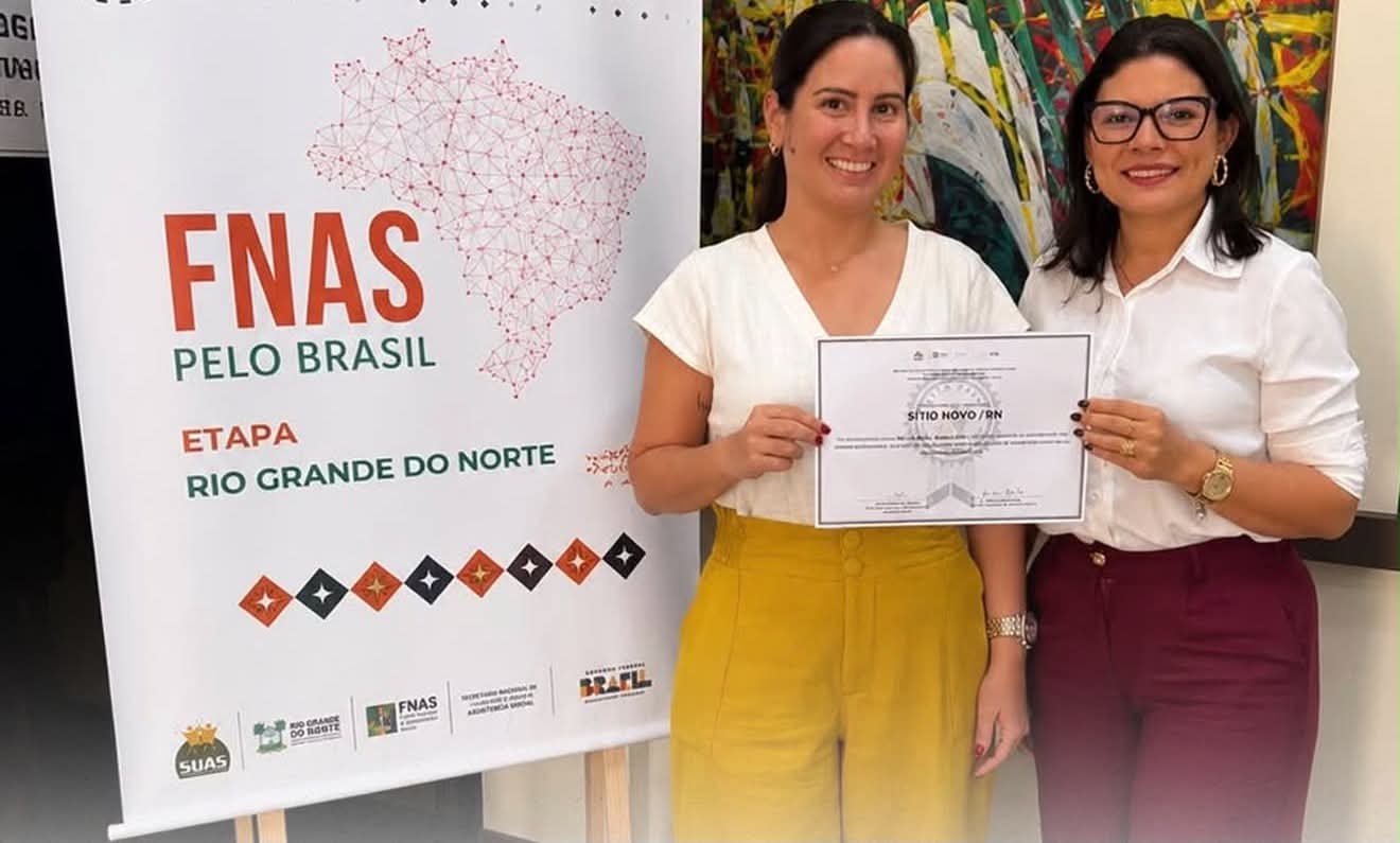 MUNICÍPIO DE SÍTIO NOVO CONQUISTA SELO NACIONAL QUE RECONHECE BOA GESTÃO NA ASSISTÊNCIA SOCIAL