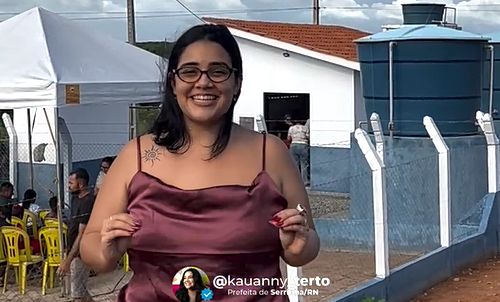 PREFEITA KAUANNY INAUGURA SISTEMA DE DESSALINIZAÇÃO E LEVA ÁGUA DE QUALIDADE PARA COMUNIDADE DE SERRINHA