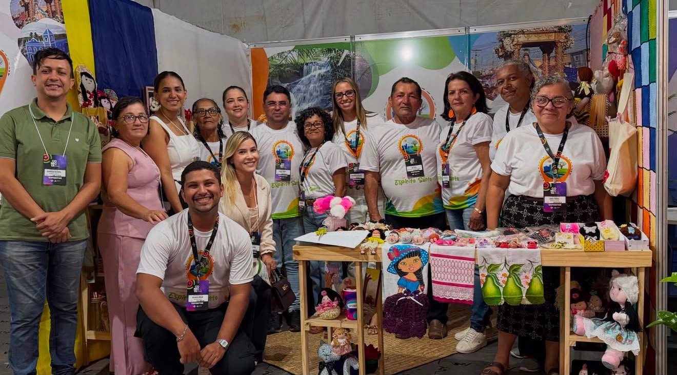 PREFEITO FÁ DE RIVALDINHO LEVA ESPÍRITO SANTO À CONECTA EXPO NEGÓCIOS COM ESTANDE DE ARTESANATO E FORTALECE A CULTURA LOCAL