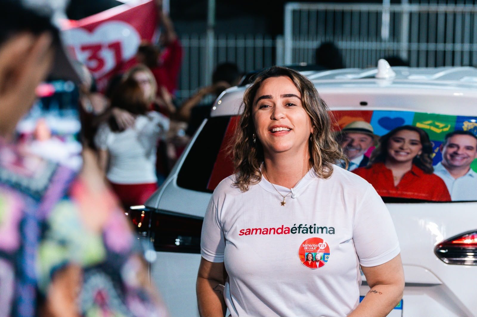 SAMANDA ABRE CAMPANHA AO SENADO COM 131 DE FÁTIMA E A MISSÃO DE LEVAR O PROJETO LULA AO SENADO