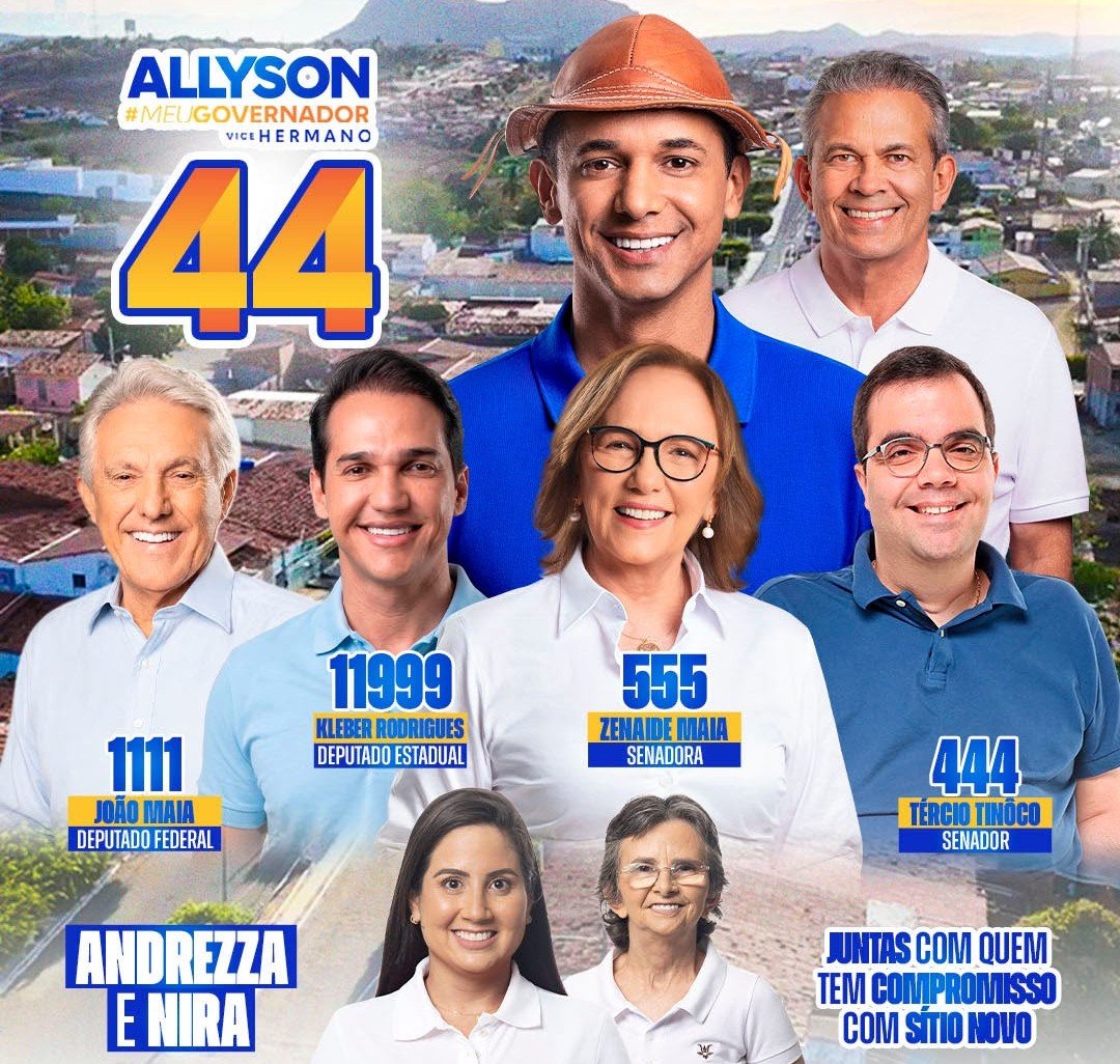 PREFEITA ANDREZZA BRASIL APRESENTA SEU TIME DE CANDIDATOS PARA AS ELEIÇÕES DE 2026 EM SÍTIO NOVO/RN