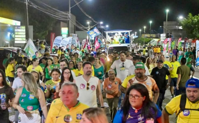 COM PRESENÇA DE ALFREDO GASPAR, VICE DE FLÁVIO BOLSONARO, EXTREMOZ RECEBE ÁLVARO DIAS E ROGÉRIO MARINHO