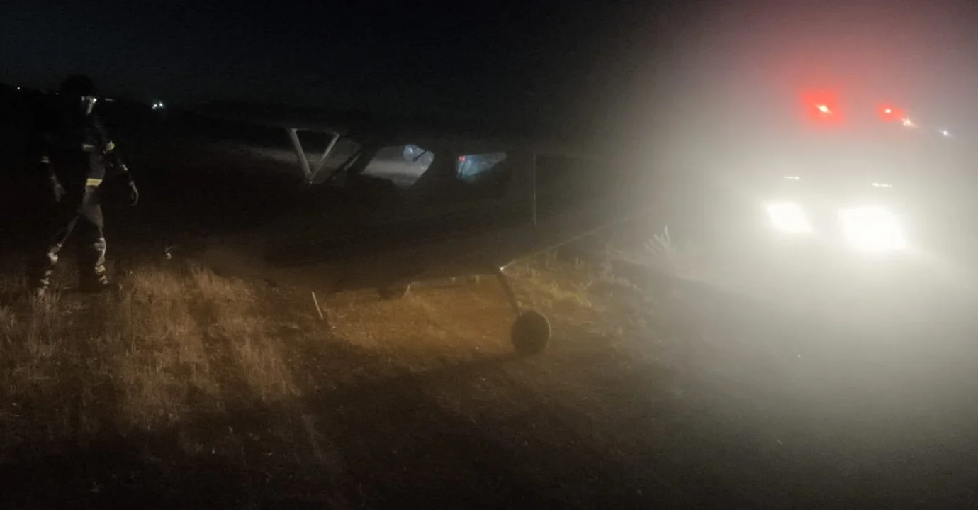 AERONAVE SAI DA PISTA DURANTE POUSO E PILOTO ESCAPA ILESO EM CAICÓ