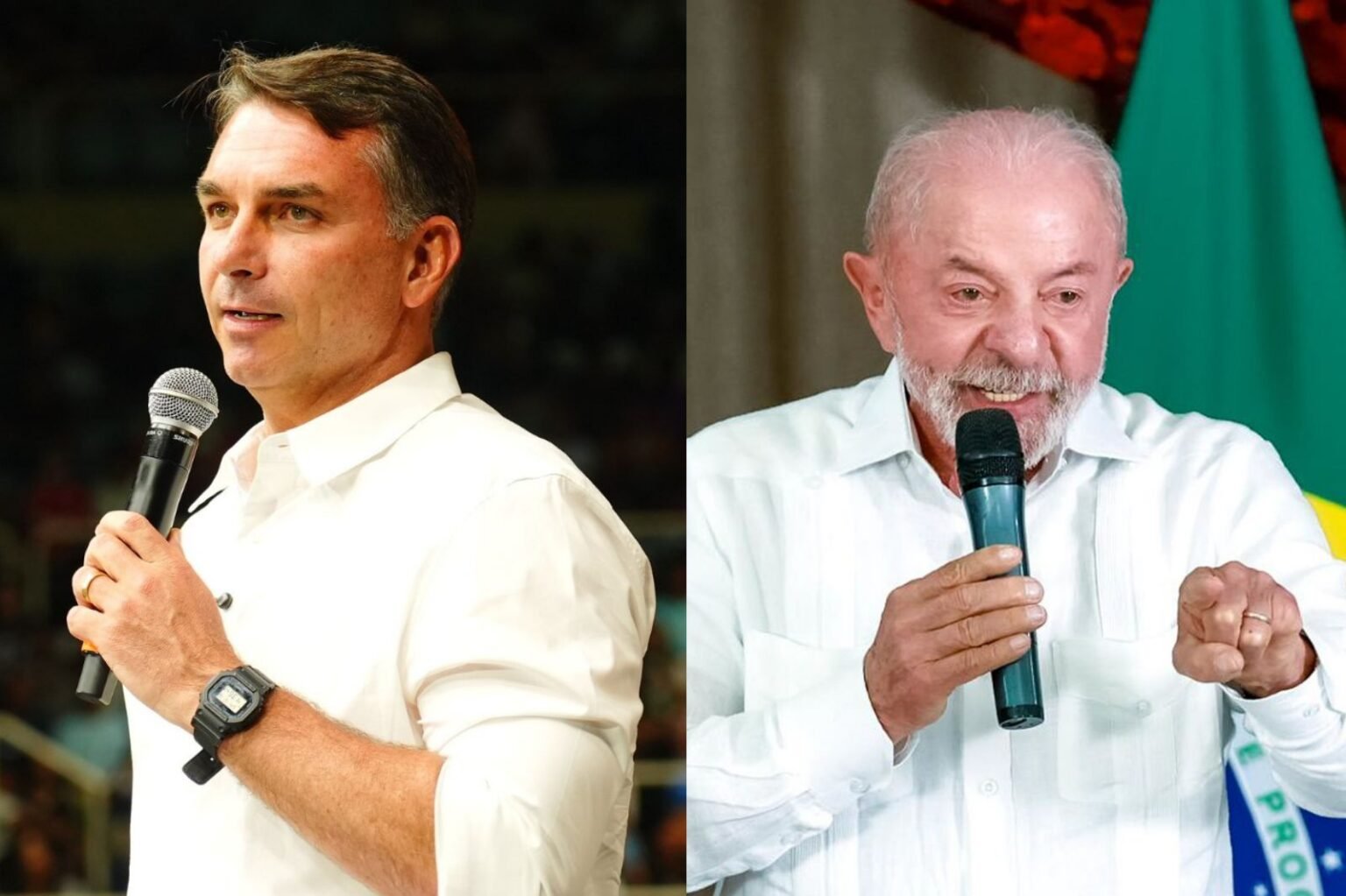 PODERDATA/AYA: FLÁVIO TEM 51% E LULA 49% DOS VOTOS VÁLIDOS, DIFERANÇA CAI DE 6 PARA 2 PONTOS