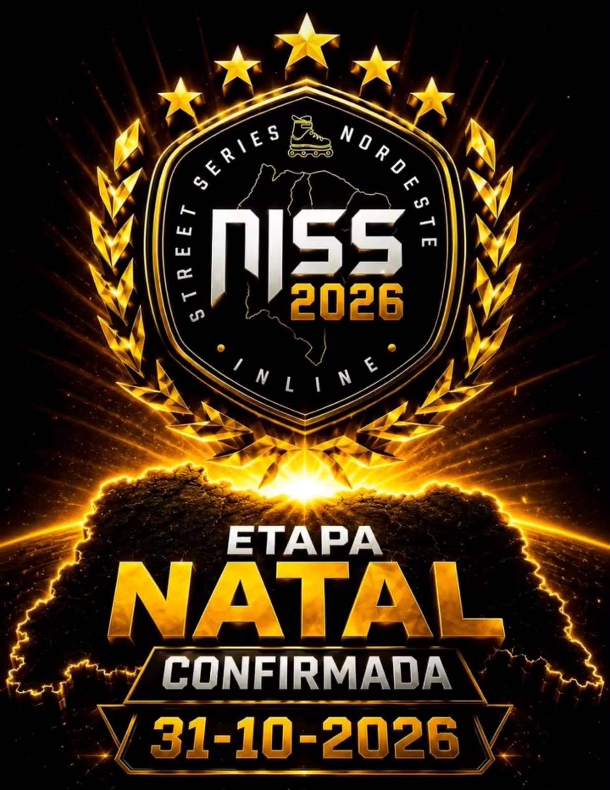 NATAL SERÁ SEDE DO CAMPEONATO NORDESTE DE PATINS STREET NO DIA 31 DE OUTUBRO